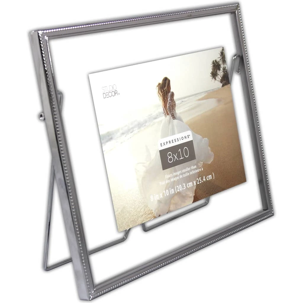 Best Pirce π Silver Beaded 8" x 10" Float Frame, Expressions™ by Studio Décor® by Studio Decor 𧨠2 Best Pirce π Silver Beaded 8" x 10" Float Frame, Expressions™ by Studio Décor® by Studio Decor 𧨠- Image 2