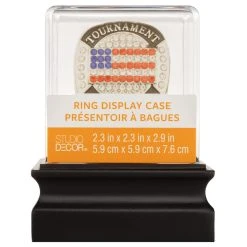 Hot Sale ✔️ 12 Pack: Championship Ring Display Case by Studio Décor® by Studio Decor ✨