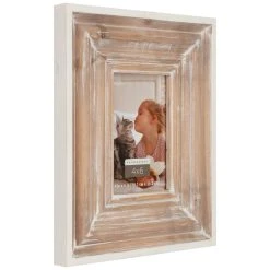 Budget 🔥 Distressed with White Edges 4" x 6" Frame, Expressions™ by Studio Décor® by Studio Decor 💯 -Studio Decor Shop 10625933 3
