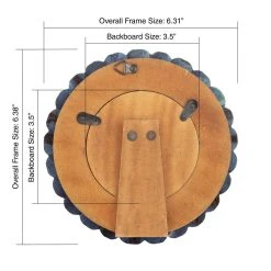 Best deal 🥰 Blue Round 3.5" x 3.5" Frame, Expressions™ by Studio Décor® by Studio Decor 🤩 -Studio Decor Shop 10626094 3