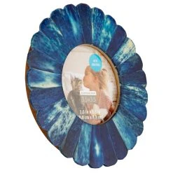 Best deal 🥰 Blue Round 3.5" x 3.5" Frame, Expressions™ by Studio Décor® by Studio Decor 🤩 -Studio Decor Shop 10626094 5