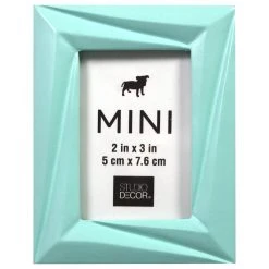 Promo 😉 Aqua Faceted Mini Frame by Studio Décor® by Studio Decor 🛒