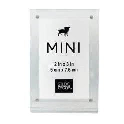 Best reviews of 🎁 Clear Slanted 2" x 3" Mini Frame by Studio Décor® by Studio Decor ✔️