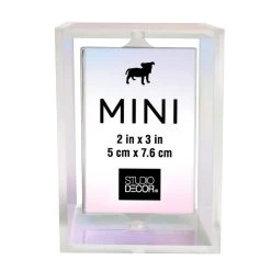 Top 10 🔔 Iridescent 2" x 3" Revolving Mini Frame by Studio Décor® by Studio Decor ✨