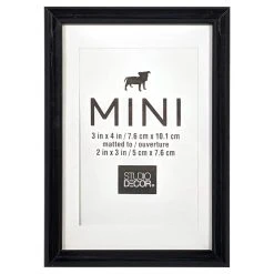 Top 10 🔔 24 Pack: Black 2" x 3" Mini Frame with Mat by Studio Décor® by Studio Decor 🧨