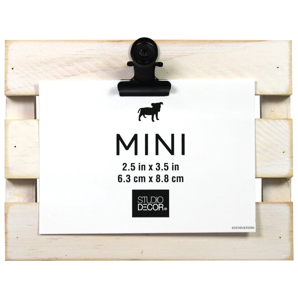 Best deal ❤️ 24 Pack: Natural Slatted 2.5" x 3.5" Mini Clip Frame by Studio Décor® by Studio Decor 😀 1 Best deal ❤️ 24 Pack: Natural Slatted 2.5" x 3.5" Mini Clip Frame by Studio Décor® by Studio Decor 😀