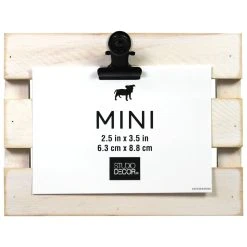 Best reviews of 😀 Natural Slatted Mini Clip Frame by Studio Décor® by Studio Decor ⭐