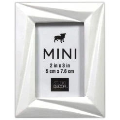 Best Sale ✔️ White Faceted Mini Frame by Studio Décor® by Studio Decor ⭐