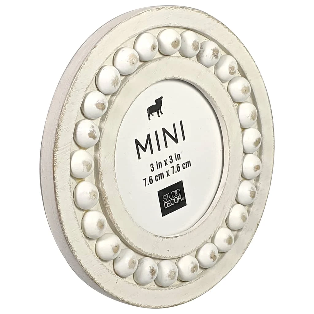 Best Pirce π White Beaded Mini Frame by Studio Décor® by Studio Decor βοΈ 2 Best Pirce π White Beaded Mini Frame by Studio Décor® by Studio Decor βοΈ - Image 2