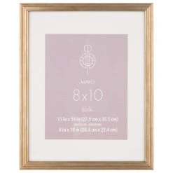 Cheapest ❤️ 8 Pack: Gold Narrow 8" x 10" with Mat Frame, Aspect by Studio Décor® by Studio Decor ⭐