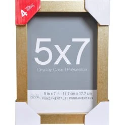 Best Sale ✨ 4 Pack Gold Fundamentals 5" x 7" Display Case by Studio Décor® by Studio Decor ✔️ -Studio Decor Shop 10641509 1