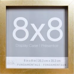 Flash Sale ⭐ 3 Pack Gold Fundamentals 8" x 8" Display Case by Studio Décor® by Studio Decor 👍