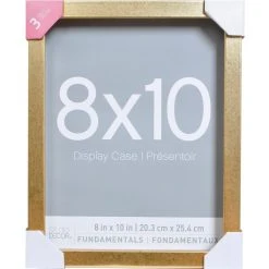 Discount ✨ 3 Pack Gold Fundamentals 8" x 10" Display Case by Studio Décor® by Studio Decor 🤩 -Studio Decor Shop 10641603 1