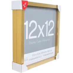 Outlet 🥰 2 Pack Gold Fundamentals 12" x 12" Display Case by Studio Décor® by Studio Decor ✨ -Studio Decor Shop 10641632 4