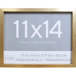 Best Sale ✔️ 2 Pack Gold Fundamentals 11" x 14" Display Case by Studio Décor® by Studio Decor ⭐