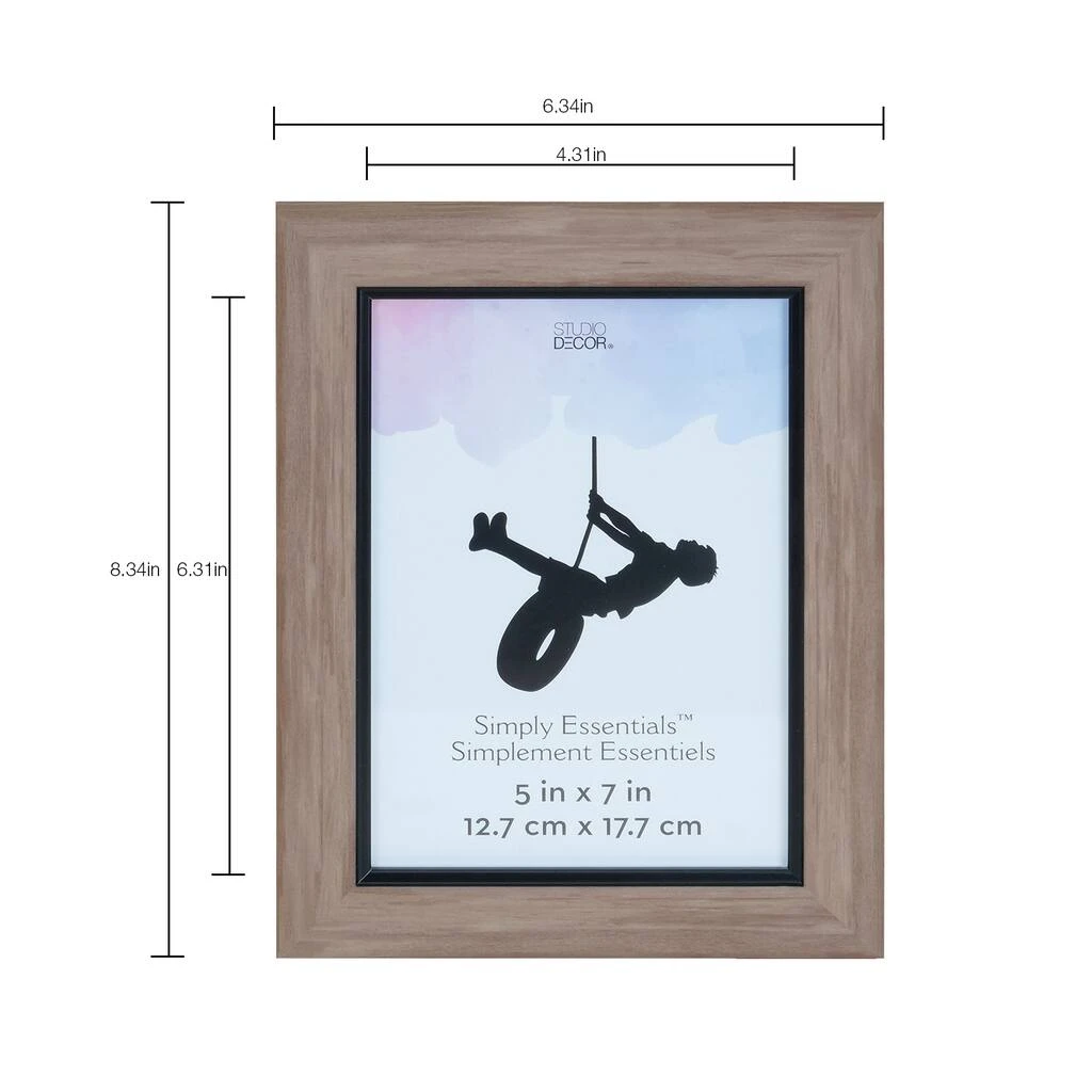 Best Sale โจ Brown with Black Edge 5" x 7" Frame, Simply Essentials™ by Studio Décor® by Studio Decor ๐ 3 Best Sale โจ Brown with Black Edge 5" x 7" Frame, Simply Essentials™ by Studio Décor® by Studio Decor ๐ - Image 3