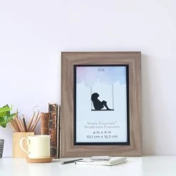 Budget ⭐ Brown with Black Edge 4" x 6" Frame, Simply Essentials™ by Studio Décor® by Studio Decor 😉 -Studio Decor Shop 10657723 5