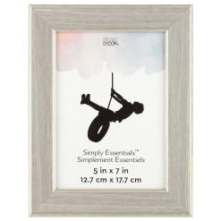 Buy ✔️ Gray with Silver Edge 5" x 7" Frame, Simply Essentials™ by Studio Décor® by Studio Decor 🎁
