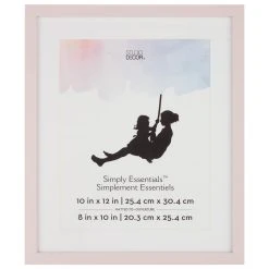 Wholesale 🛒 Pink Linear 8" x 10" Frame with Mat, Simply Essentials™ by Studio Décor® by Studio Decor 🎉