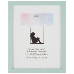 Coupon 🧨 Teal Linear 5" x 7" Frame with Mat, Simply Essentials™ by Studio Décor® by Studio Decor 🔔