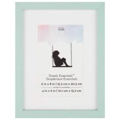 Cheap 🧨 Teal Linear 4" x 6" Frame with Mat, Simply Essentials™ by Studio Décor® by Studio Decor 🛒