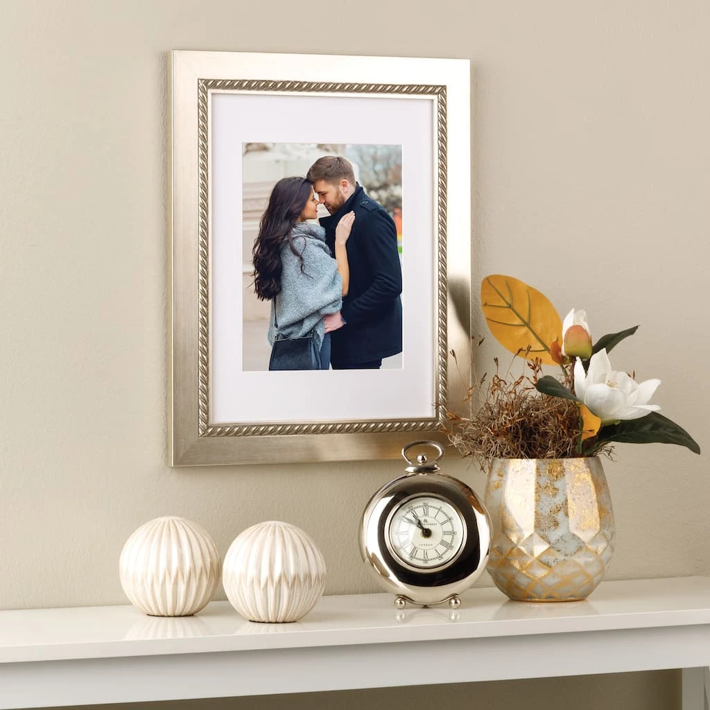 Brand new ✨ Silver Inner Rope Frame with Mat, Home by Studio Décor® by Studio Decor ✔️ 3 Brand new ✨ Silver Inner Rope Frame with Mat, Home by Studio Décor® by Studio Decor ✔️ - Image 3