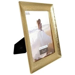 Discount 🔔 Gold Hammered Metal 5" x 7" Frame, Expressions™ by Studio Décor® by Studio Decor 🌟 -Studio Decor Shop 10658048 6