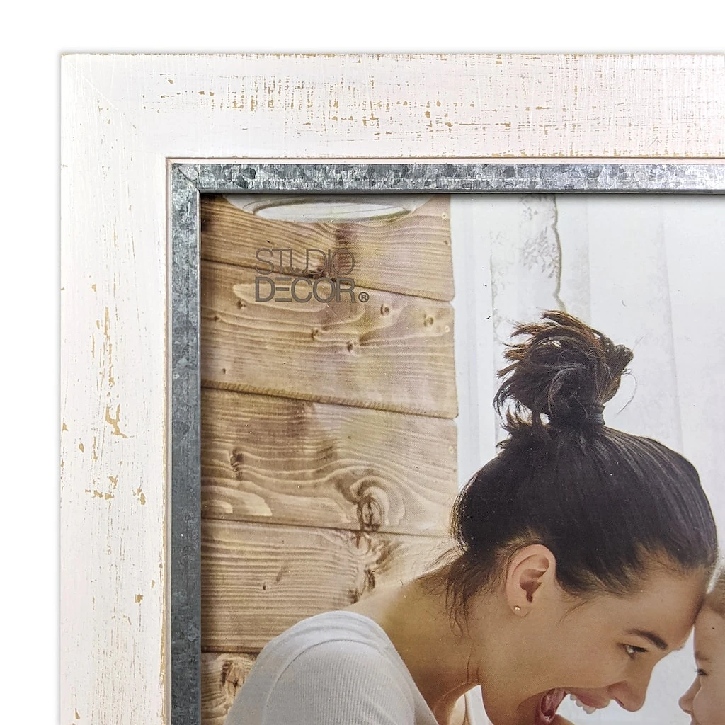 Cheapest π White with Silver Edge 8" x 10" Frame, Expressions™ by Studio Décor® by Studio Decor π 2 Cheapest π White with Silver Edge 8" x 10" Frame, Expressions™ by Studio Décor® by Studio Decor π - Image 2