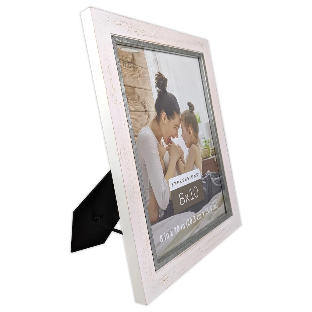 Cheapest π White with Silver Edge 8" x 10" Frame, Expressions™ by Studio Décor® by Studio Decor π 3 Cheapest π White with Silver Edge 8" x 10" Frame, Expressions™ by Studio Décor® by Studio Decor π - Image 3