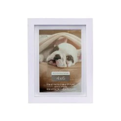Discount 👏 White 4" x 6" Frame with Mat, Expressions™ by Studio Décor® by Studio Decor ⌛
