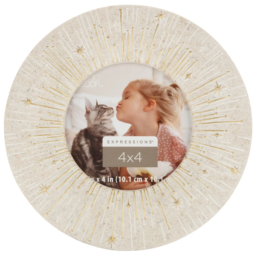 Deals β Sandstone Round 4" x 4" Frame, Expressions™ by Studio Décor® by Studio Decor π₯ 1 Deals β Sandstone Round 4" x 4" Frame, Expressions™ by Studio Décor® by Studio Decor π₯