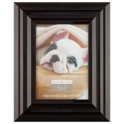 Best deal 🛒 Black High Gloss 5" x 7" Frame, Expressions™ by Studio Décor® by Studio Decor ⌛