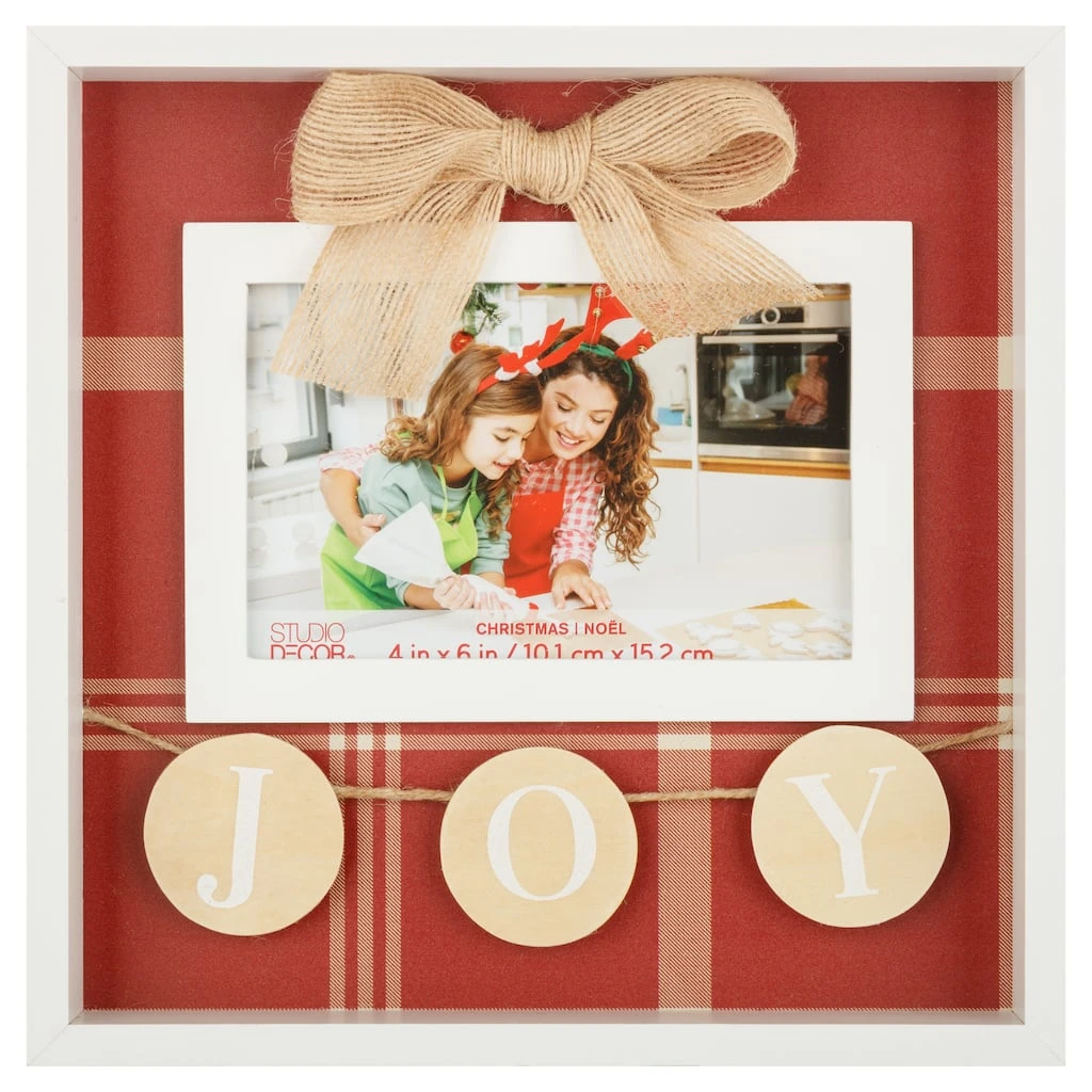 Budget π₯° White Joy 6" x 4" Shadowbox Frame, Christmas by Studio Décor® by Studio Decor π 1 Budget π₯° White Joy 6" x 4" Shadowbox Frame, Christmas by Studio Décor® by Studio Decor π