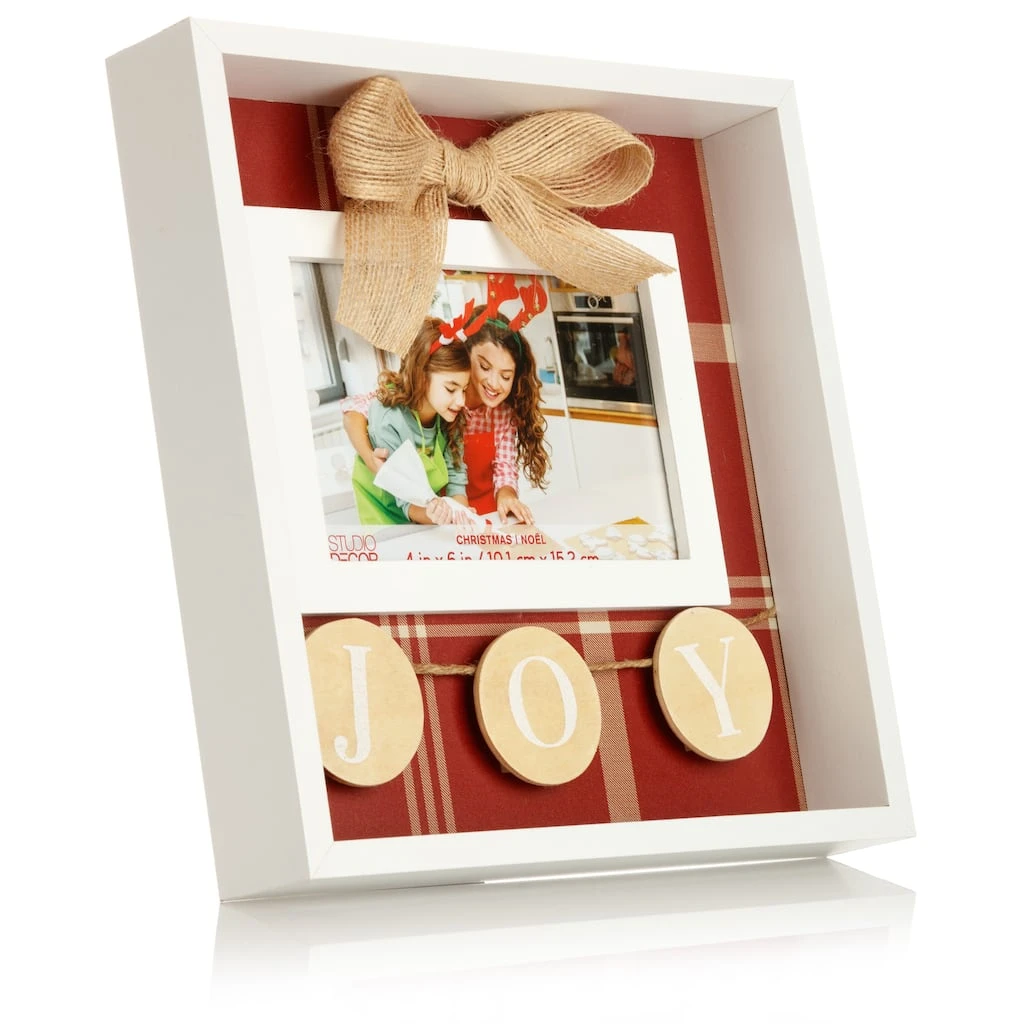 Budget π₯° White Joy 6" x 4" Shadowbox Frame, Christmas by Studio Décor® by Studio Decor π 2 Budget π₯° White Joy 6" x 4" Shadowbox Frame, Christmas by Studio Décor® by Studio Decor π - Image 2