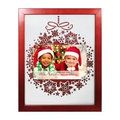 Promo 🌟 Christmas Ornament 4" x 6" Frame by Studio Décor® by Studio Decor ❤️
