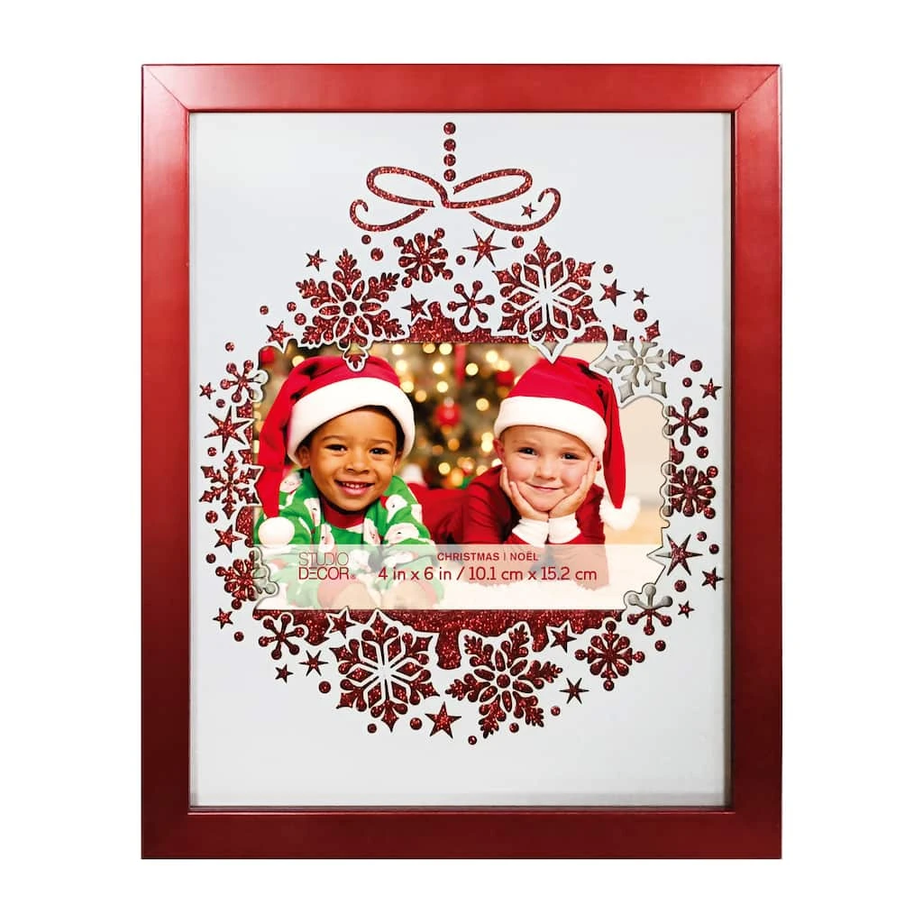 Promo π Christmas Ornament 4" x 6" Frame by Studio Décor® by Studio Decor β€οΈ 1 Promo π Christmas Ornament 4" x 6" Frame by Studio Décor® by Studio Decor β€οΈ