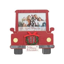 Hot Sale 🔥 Red Truck 4" x 6" Frame, 🔔 Christmas by Studio Décor® by Studio Decor ❤️