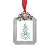Buy 🔔 Silver & Red Bow 2022 Rectangle Ornament Frame by Studio Décor® by Studio Decor 💯