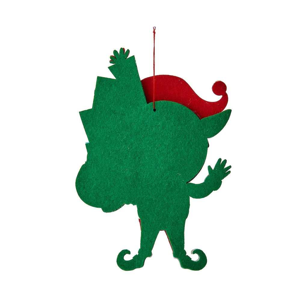 Best deal ❤️ 8.5'' Elf Felt Frame 😍 Christmas Ornament by Studio Décor® by Studio Decor 🌟 2 Best deal ❤️ 8.5'' Elf Felt Frame 😍 Christmas Ornament by Studio Décor® by Studio Decor 🌟 - Image 2