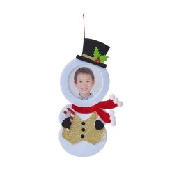 New ✔️ 8.3'' Snowman Felt Frame ❄ Christmas Ornament by Studio Décor® by Studio Decor ⭐