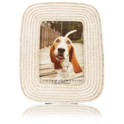 Outlet 🤩 Woven White Picture Frame by Studio Décor® by Studio Decor 🎉