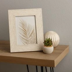 Wholesale 😉 White Woven Embossed Picture Frame by Studio Décor® by Studio Decor ⭐ -Studio Decor Shop 10705010 5