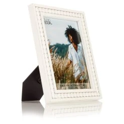 Promo 😍 White Beaded Picture Frame by Studio Décor® by Studio Decor ✔️ -Studio Decor Shop 10705015 6