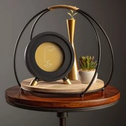 Cheapest ⭐ Black & Gold Circle Frame by Studio Décor® by Studio Decor 😍 -Studio Decor Shop 10705025 5