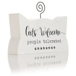 Cheap 🎁 Cats Welcome People Tolerated Photo Holder by Studio Décor® by Studio Decor 🛒 -Studio Decor Shop 10705032 6