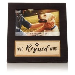 Top 10 ✔️ Black Who Rescued Who 6" x 4" Frame by Studio Décor® by Studio Decor 🤩