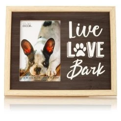 Discount 👍 Natural Live Love Bark 4" x 6" Tabletop Frame by Studio Décor® by Studio Decor ⌛