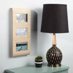 Discount 🔔 3 Opening Natural Curved 4" x 6" Collage Frame by Studio Décor® by Studio Decor ✔️ -Studio Decor Shop 10705039 5