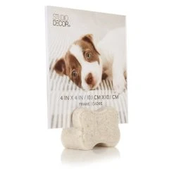 New ⌛ Ivory Bone 4" x 4" Photo Holder by Studio Décor® by Studio Decor ✨ -Studio Decor Shop 10705040 6