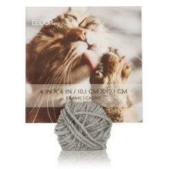 Brand new 👍 Gray Yarnball 4" x 4" Photo Holder by Studio Décor® by Studio Decor 👍